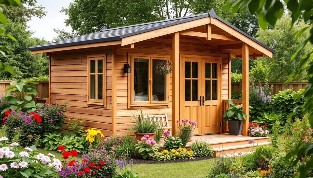 2 Raum Gartenhaus Materialien