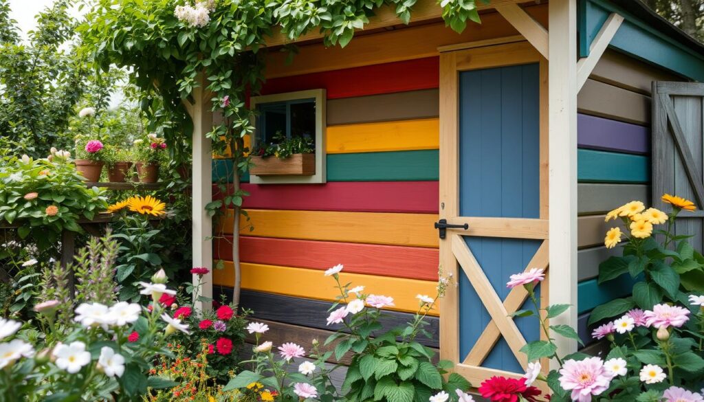 Umweltfreundliche Holzfarben für Gartenhaus