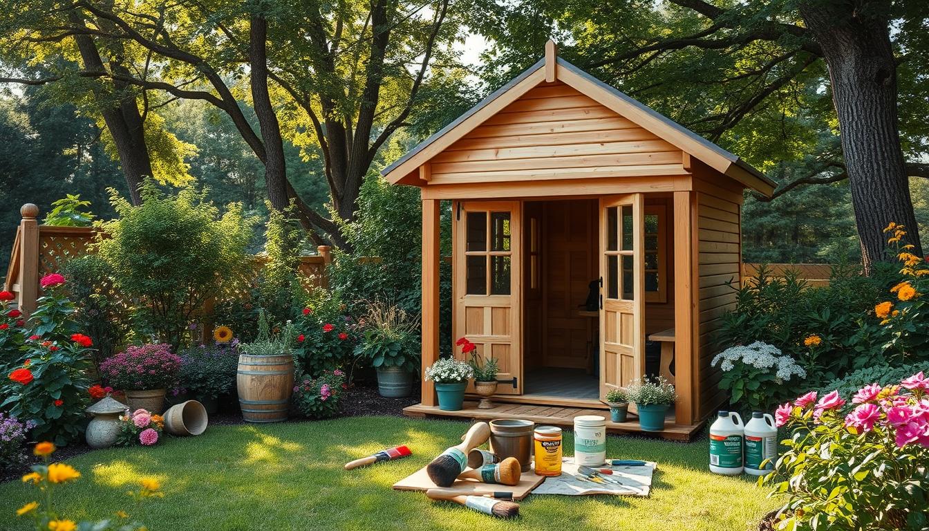 Gartenhaus streichen – Tipps zur perfekten Holzpflege